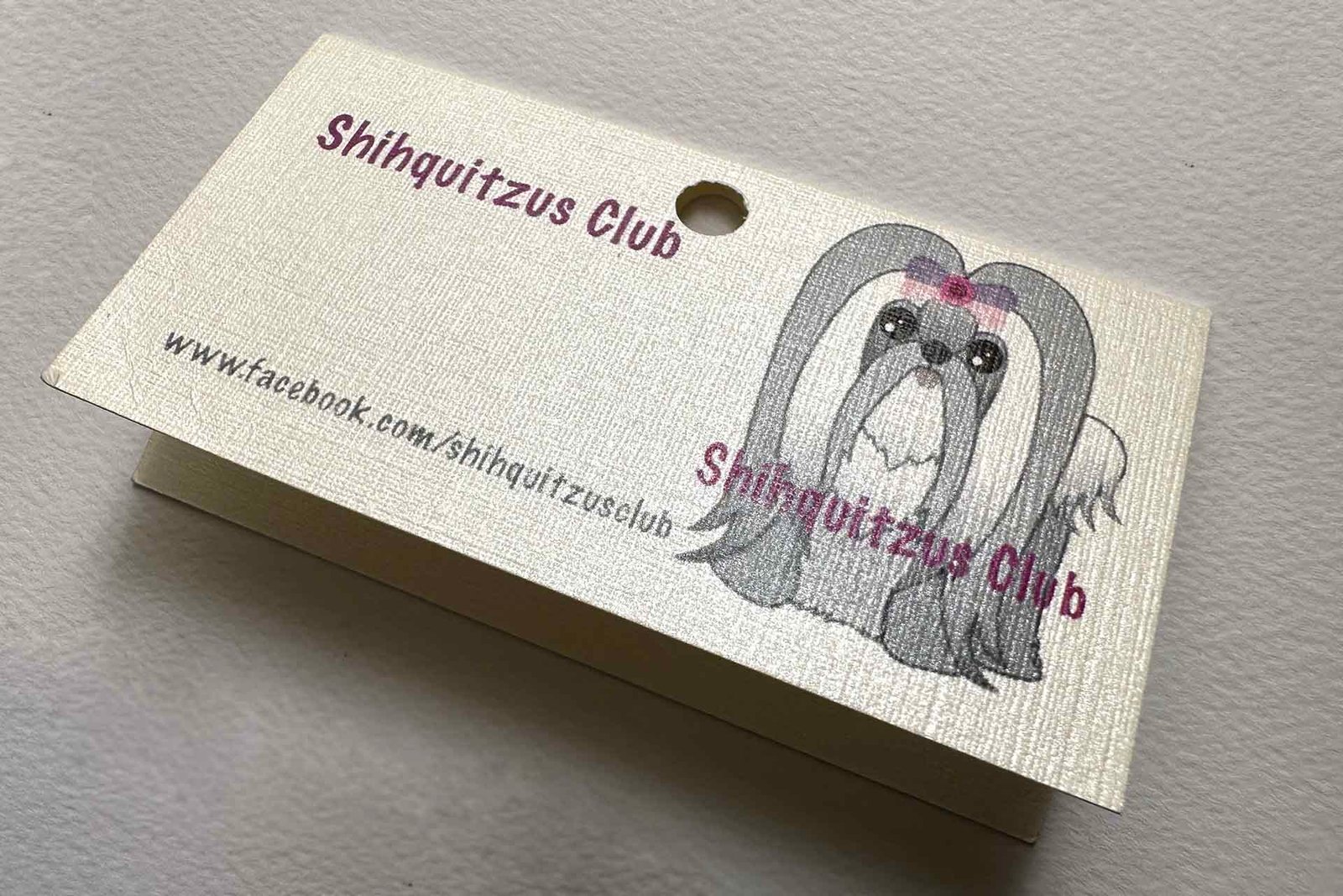 tarjetas en papel especial