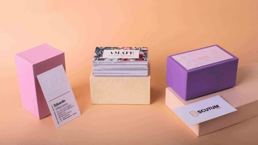 impresión de tarjetas de presentación elegantes